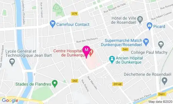 Localisation Dr Manuela Scalbert Dujardin