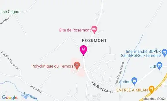 Localisation Dr Arnaud Hubert