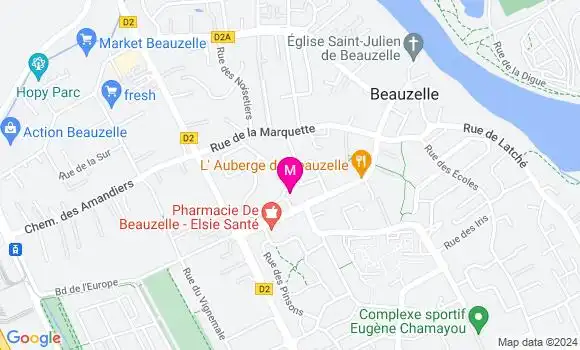 Localisation Dr Mathilde Bart