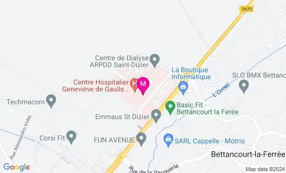 Localisation Dr Bechara El Chami