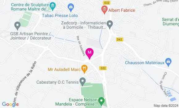Localisation Dr Bruno Artigues