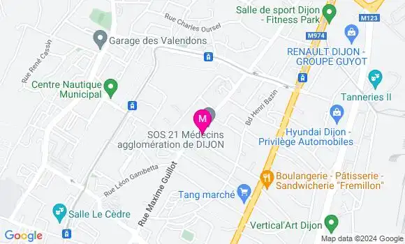 Localisation Dr Robin Ganiere