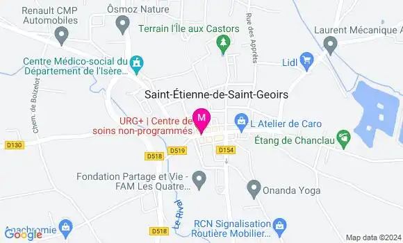 Localisation Dr Cyril Huau