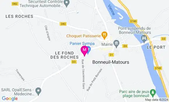 Localisation Dr Audrey Triphose
