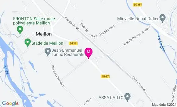 Localisation Dr Alexis Dejardin Botelho