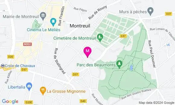 Localisation Dr Stéphane Martin