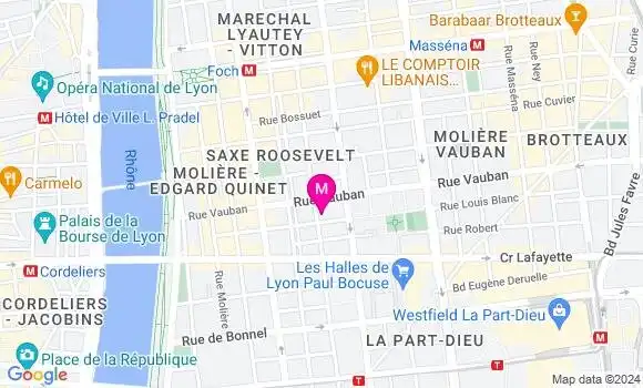 Localisation Dr Eileen Laville