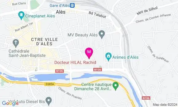 Localisation Dr Camy Haouioui