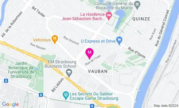 Localisation Dr Iuliia Broutin Mishina