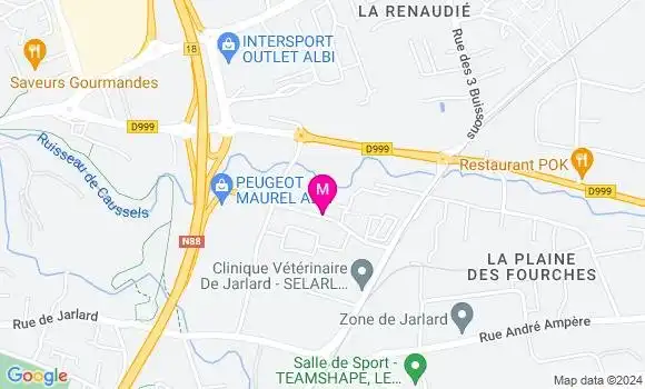 Localisation Dr Tibaut Coutureau