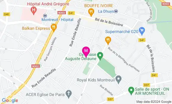Localisation Dr Ségolène Merot