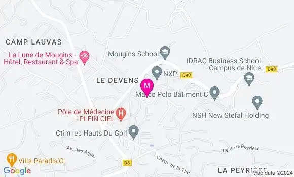 Localisation Dr Robin Chaumard