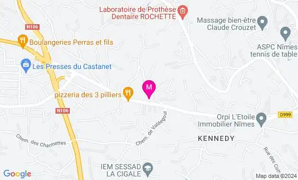 Localisation Dr Claire Eissautier