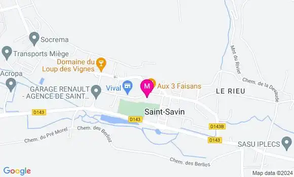 Localisation Dr Océane Parmilleux