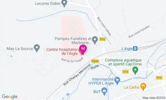 Localisation Dr Isabelle Duval De Laguierce