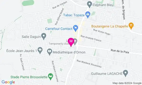Localisation Dr Guillaume Delmas