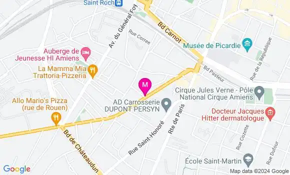 Localisation Dr Marie Laure Dusaussoy