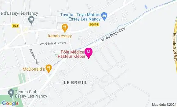 Localisation Dr Thomas Josset