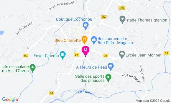 Localisation Dr Noëllie Poncet