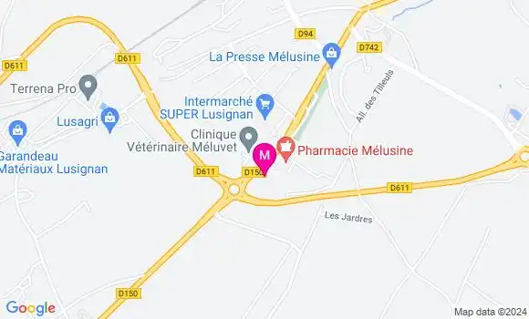 Localisation Dr Jeanne Barthelet