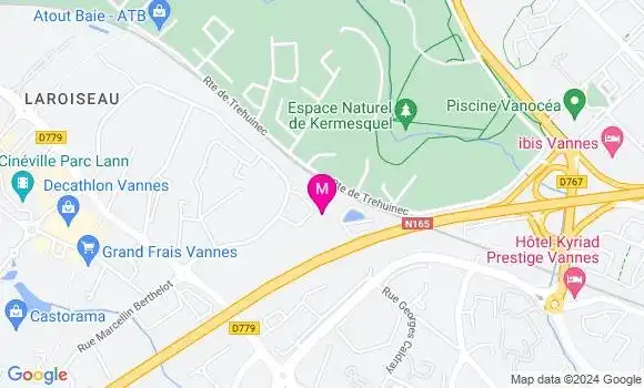 Localisation Dr Gireg Lanos