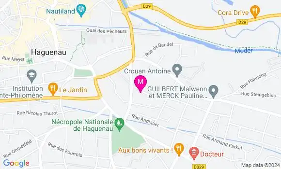 Localisation Dr Carole Brou