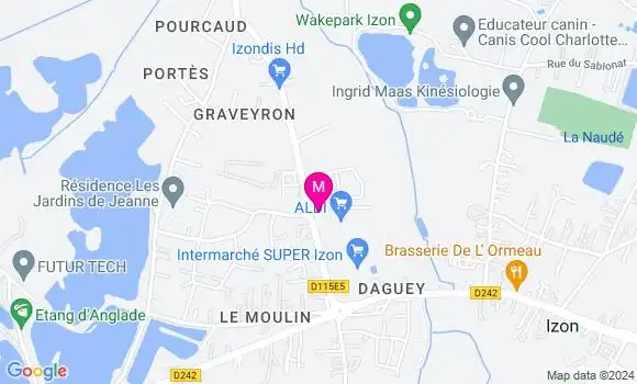 Localisation Dr Tiphaine Vernet Delahaye