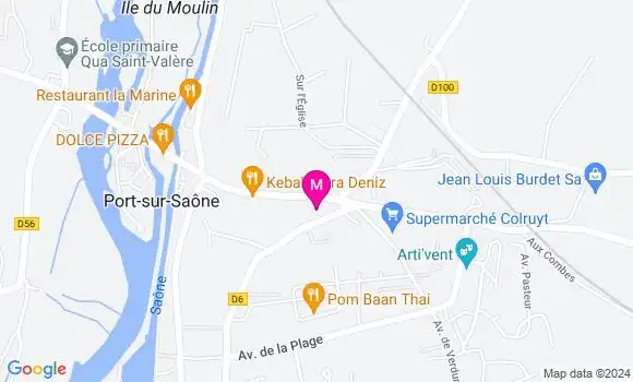 Localisation Dr Marie Chretien