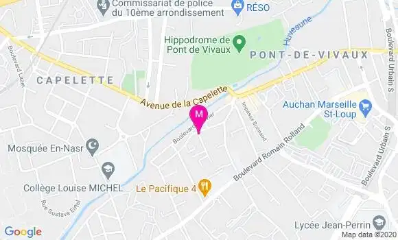 Localisation Dr Marion Thierry Mieg