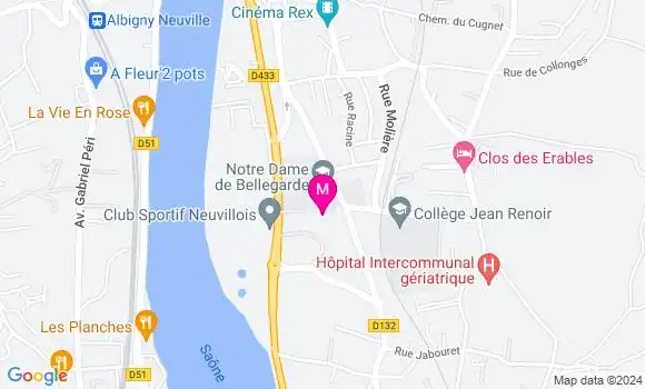 Localisation Dr Florian Gilibert