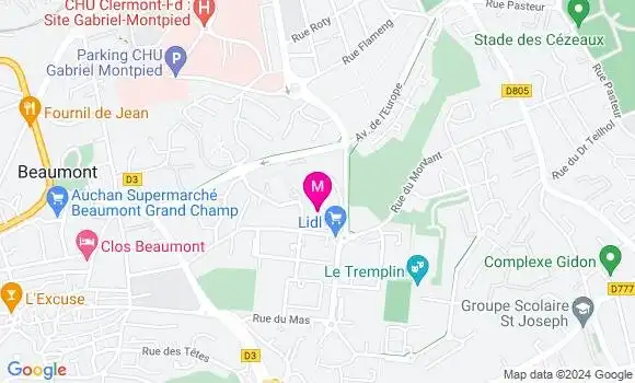 Localisation Dr Claire Bordillon