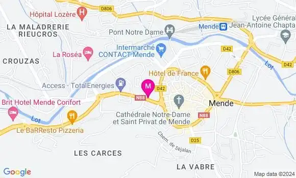 Localisation Dr Cyril Charbonnel