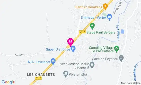 Localisation Dr Audrey Roy