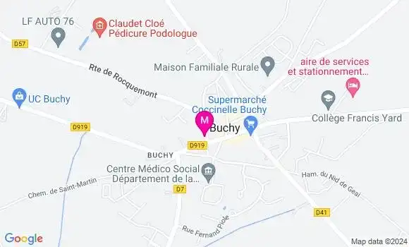Localisation Dr Camille Bridoux