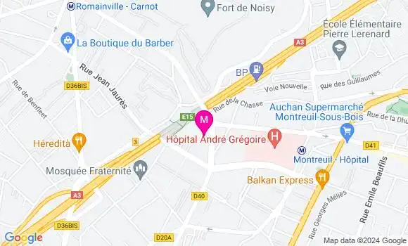 Localisation Dr Tyfaine Bouchab