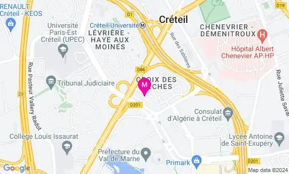 Localisation Dr Sandie Moreau