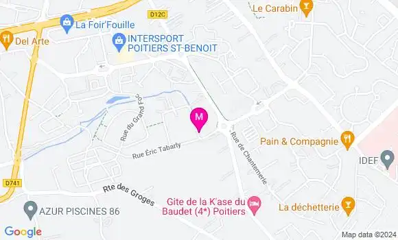 Localisation Dr Louise Achard Bonnet