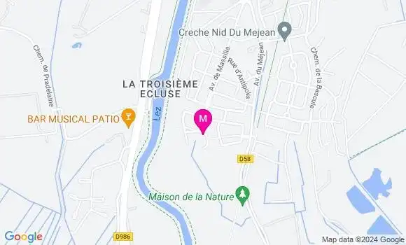 Localisation Dr Gerard Cueille
