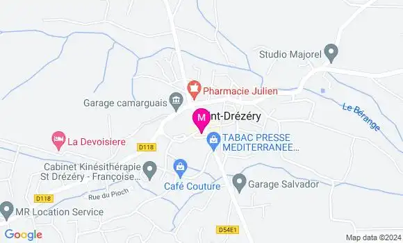 Localisation Dr Manon Beurey