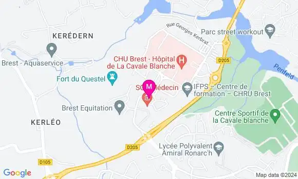 Localisation Dr Gurvan Prigent