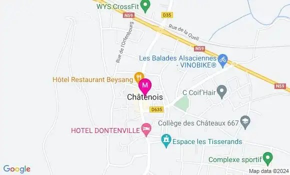 Localisation Dr Xavier Dussourd