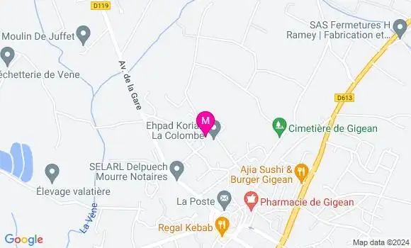 Localisation Dr Ophelie Descuns