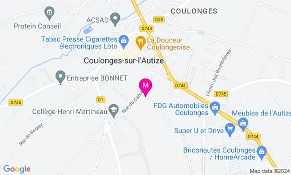 Localisation Dr Auriane Duquesne