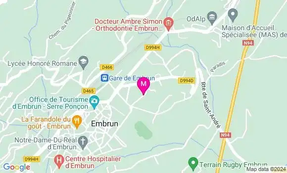 Localisation Dr Chloé Parot