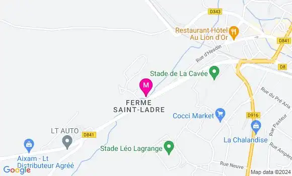 Localisation Dr Benjamin Isart