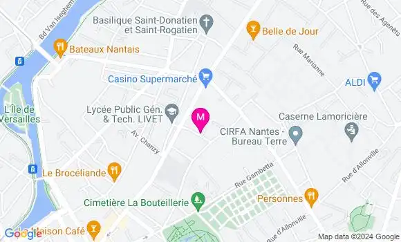 Localisation Dr Audrey Coutant