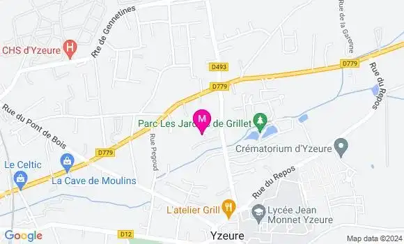 Localisation Dr Mathilde Bec