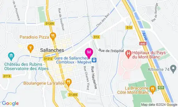 Localisation Dr Amaya Cruchaudet