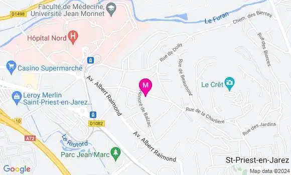 Localisation Dr Stéphanie Vigier