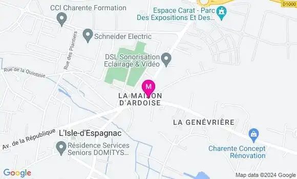 Localisation Dr Emilie Giraud